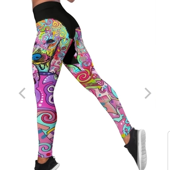 TC Shop poodle leggings RARE - Picture 1 of 8